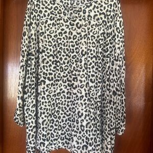 Leopard Print Women's Top